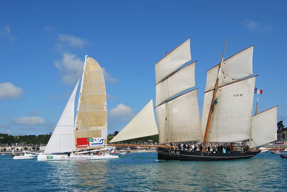 voilier en mer cancale