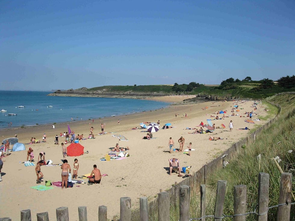 plage cancale sable location vacances